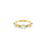 Constella ring, Set (2), Round cut, White, 18K gold finish — article 5640968