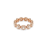 Una Angelic ring, Round cut, White, 18K rose gold finish — article 5642615