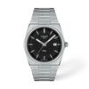 Black dial · Grey bracelet