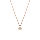 Sublima layered pendant, White, 18K rose gold finish — article 5683449