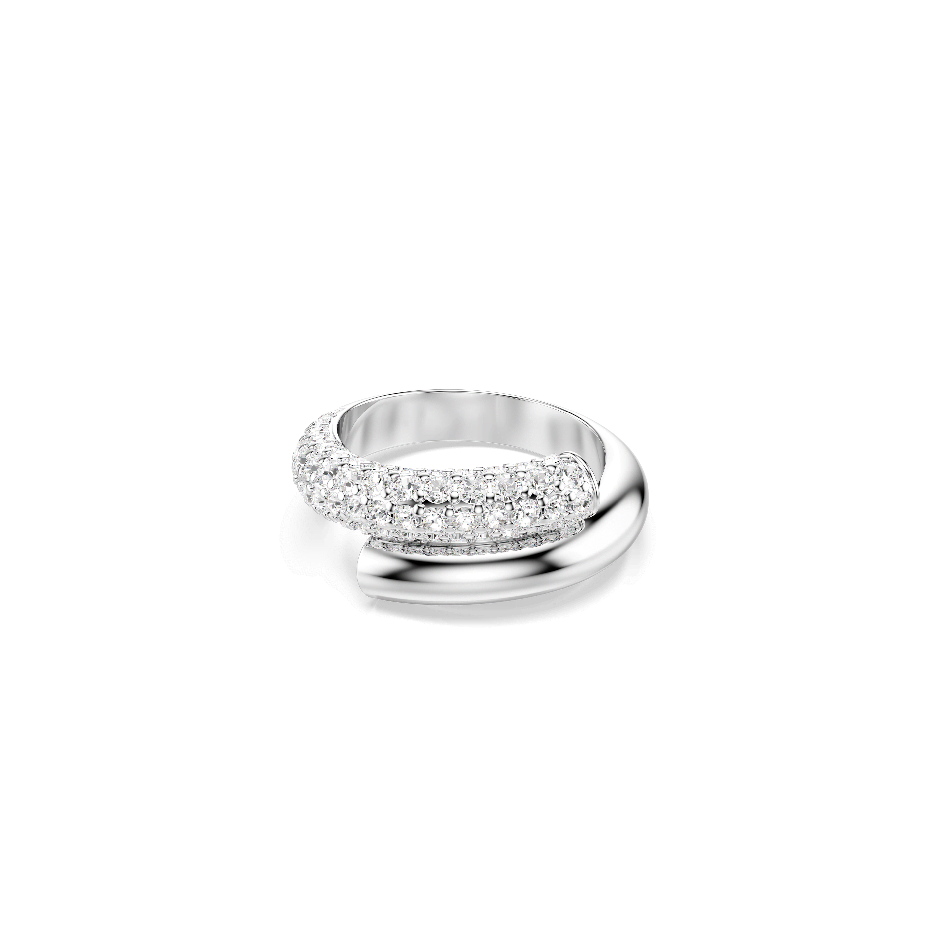 Swarovski Dextera ring, White, Rhodium plated — article 5695938