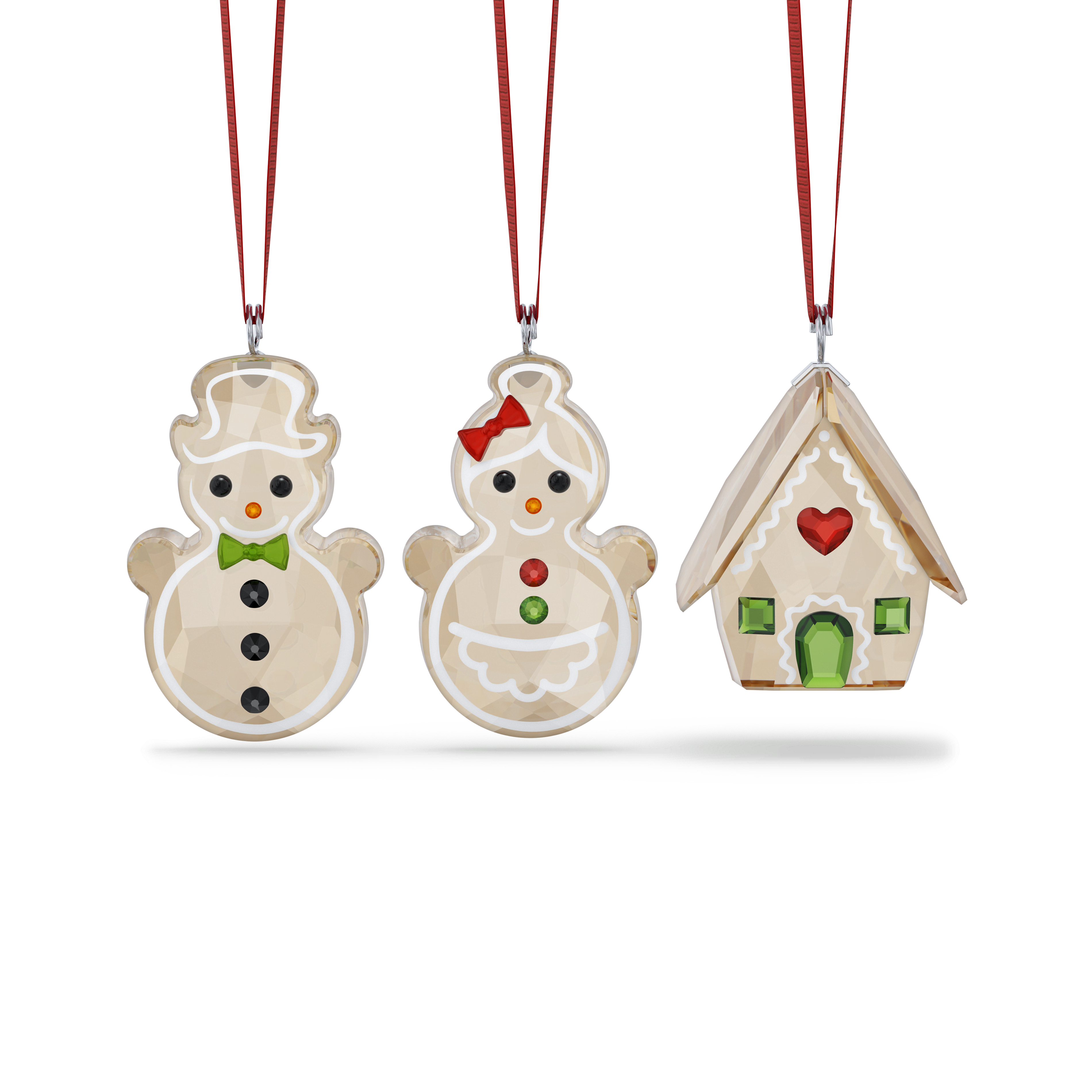 Swarovski Holiday Cheers Gingerbread Ornament Set — article 5701511