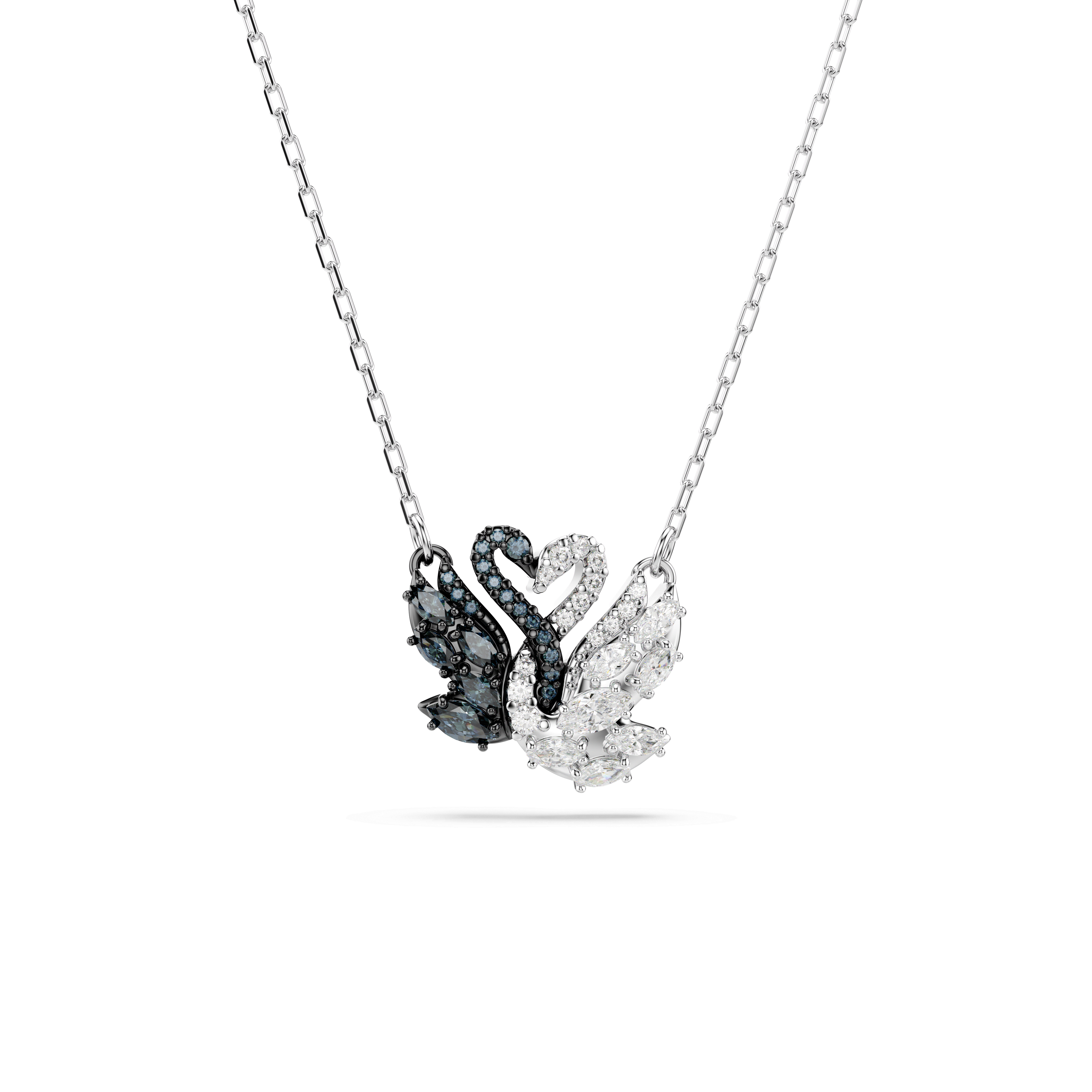 Swarovski Swan pendant, Swan, Black, Mixed metal finish — article 5705721