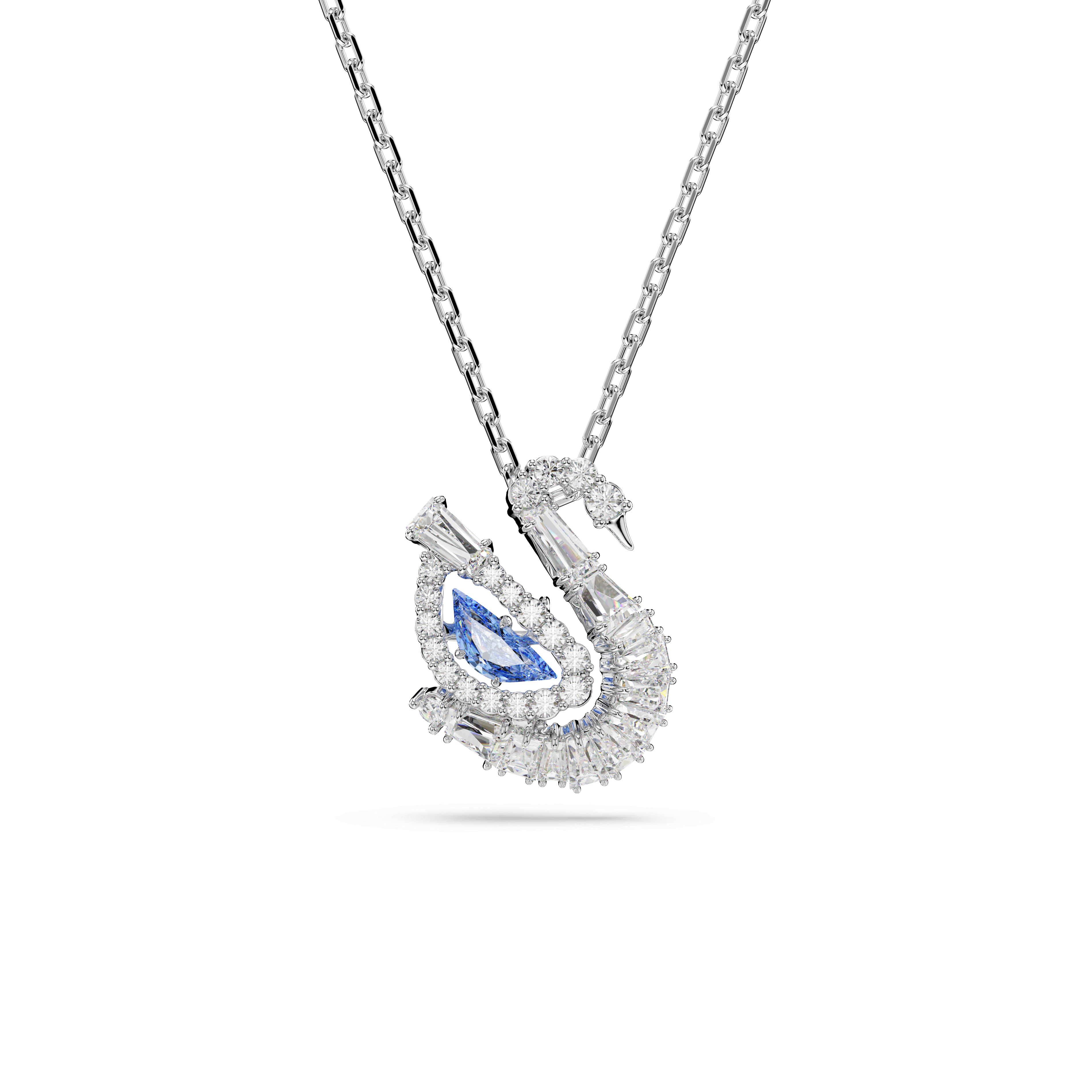 Swarovski Swan pendant, Mixed cuts, Swan, Blue — article 5723389