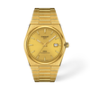 Champagne dial · Golden bracelet
