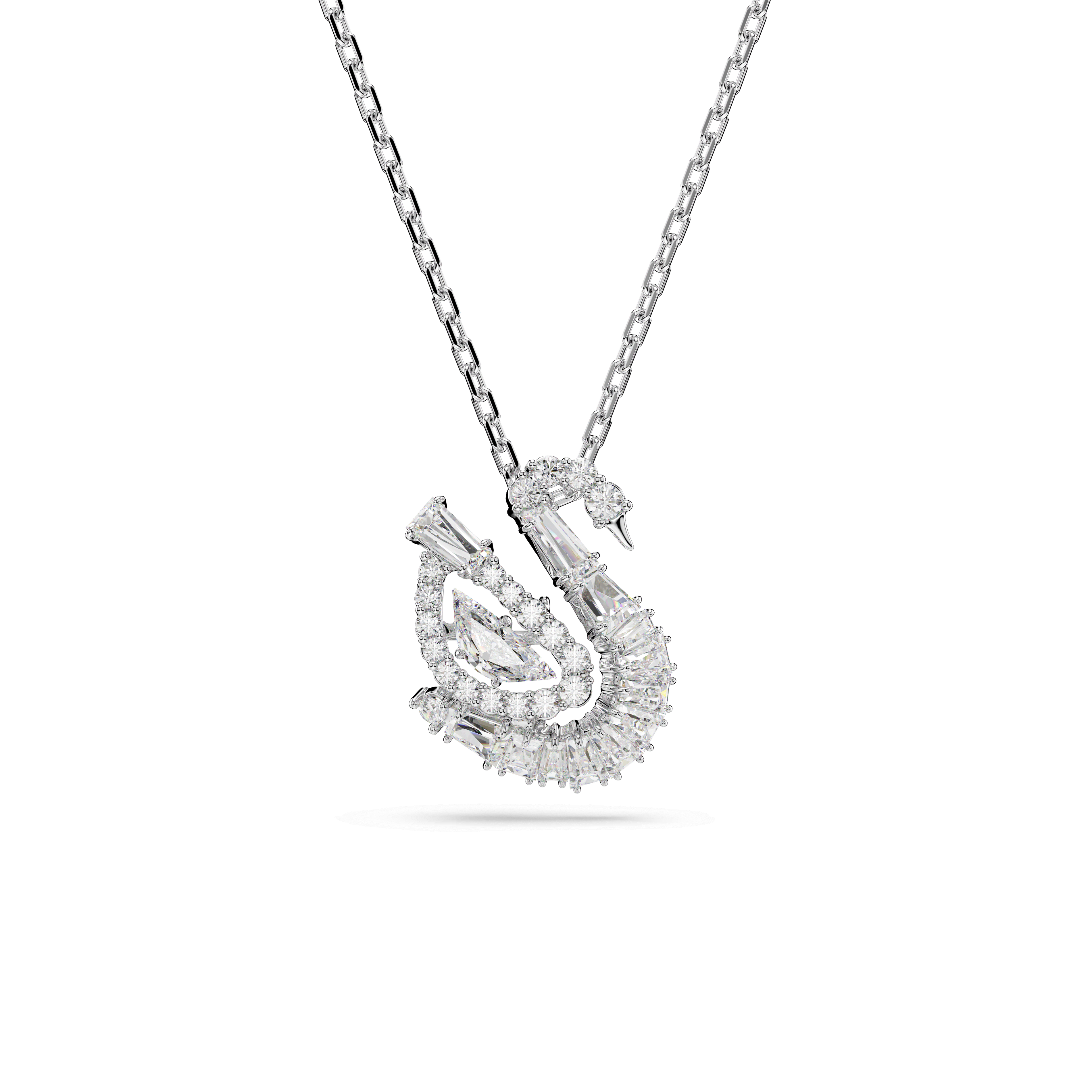 Swarovski Swan pendant, Mixed cuts, Swan, White — article 5732412