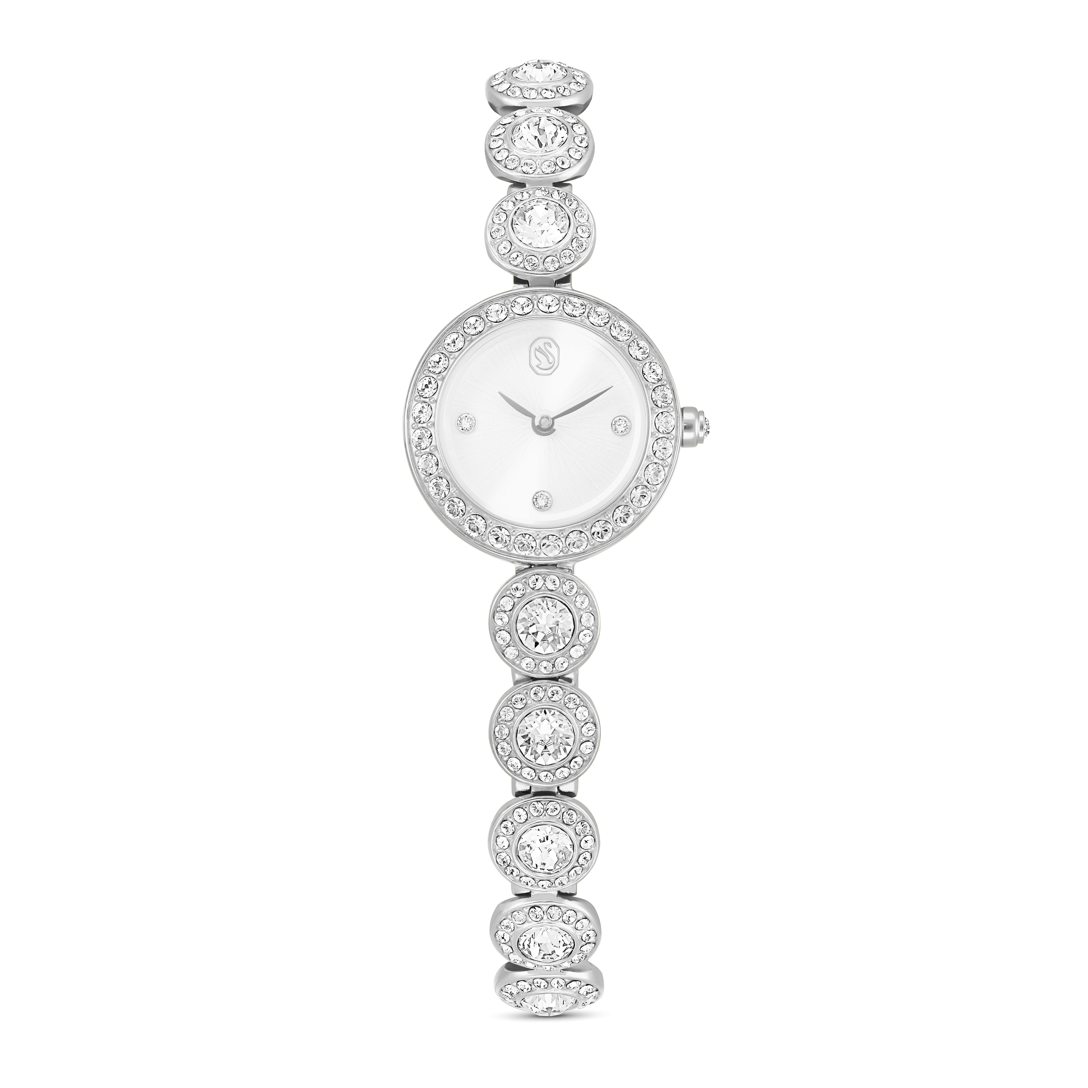 Swarovski Una Angelic watch, Crystal bracelet, Silver tone, Stainless steel — article 5737038