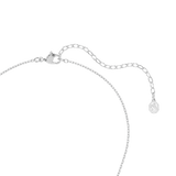 Hyperbola pendant, Round cut, White, Rhodium plated — article 5737064