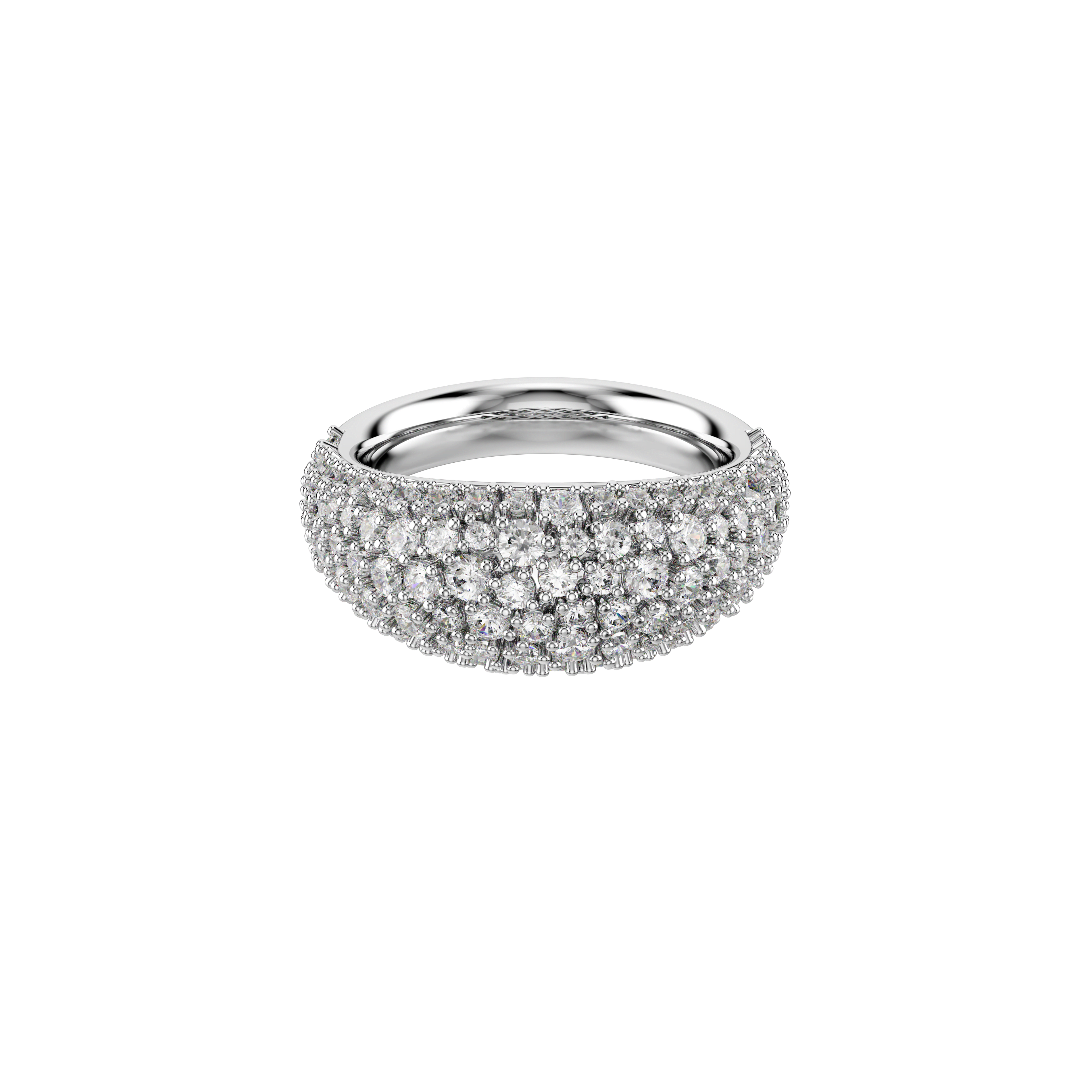 Swarovski Sublima ring, White, Rhodium plated — article 5737598