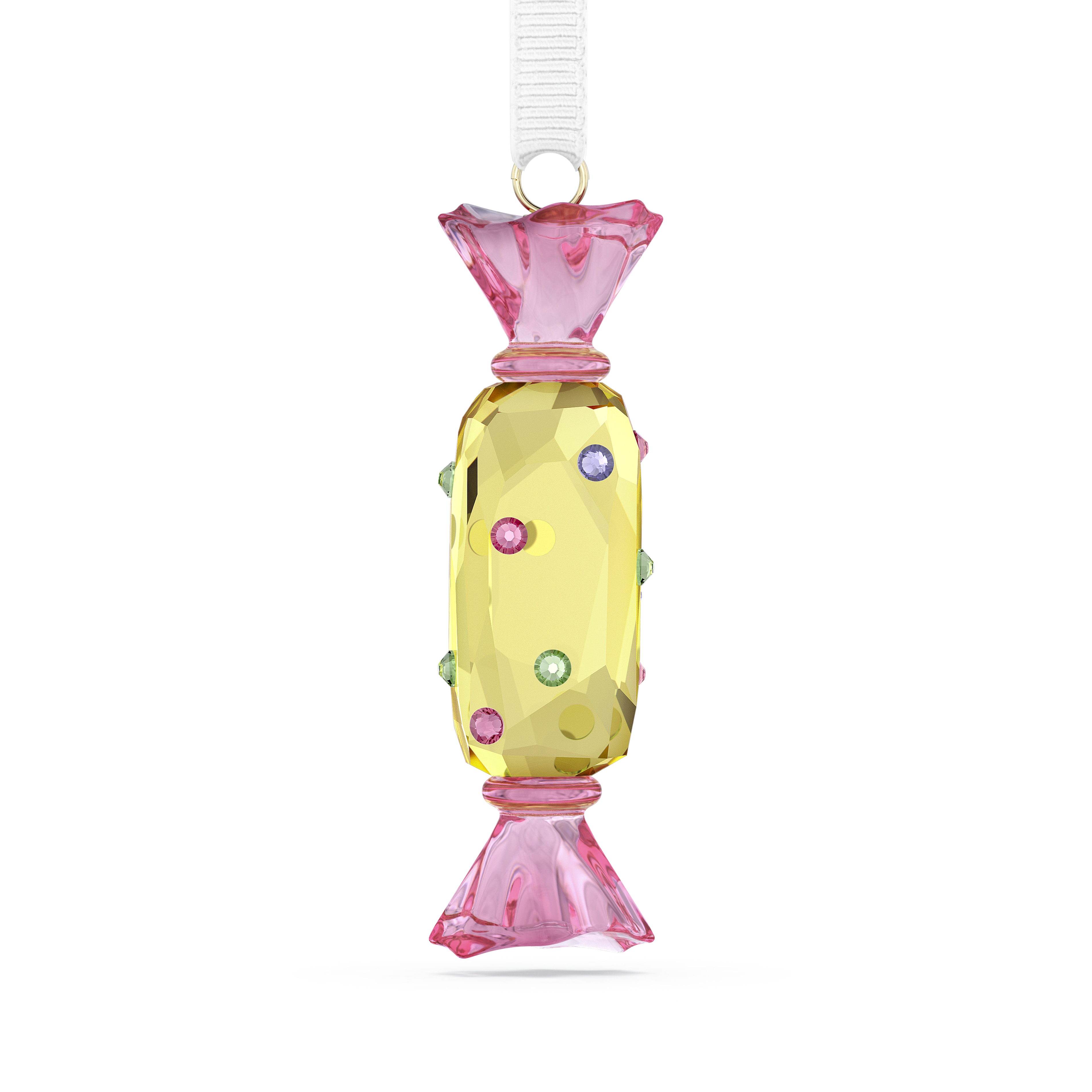 Swarovski Holiday Cheers Dulcis Candy Ornament, Yellow — article 5742102