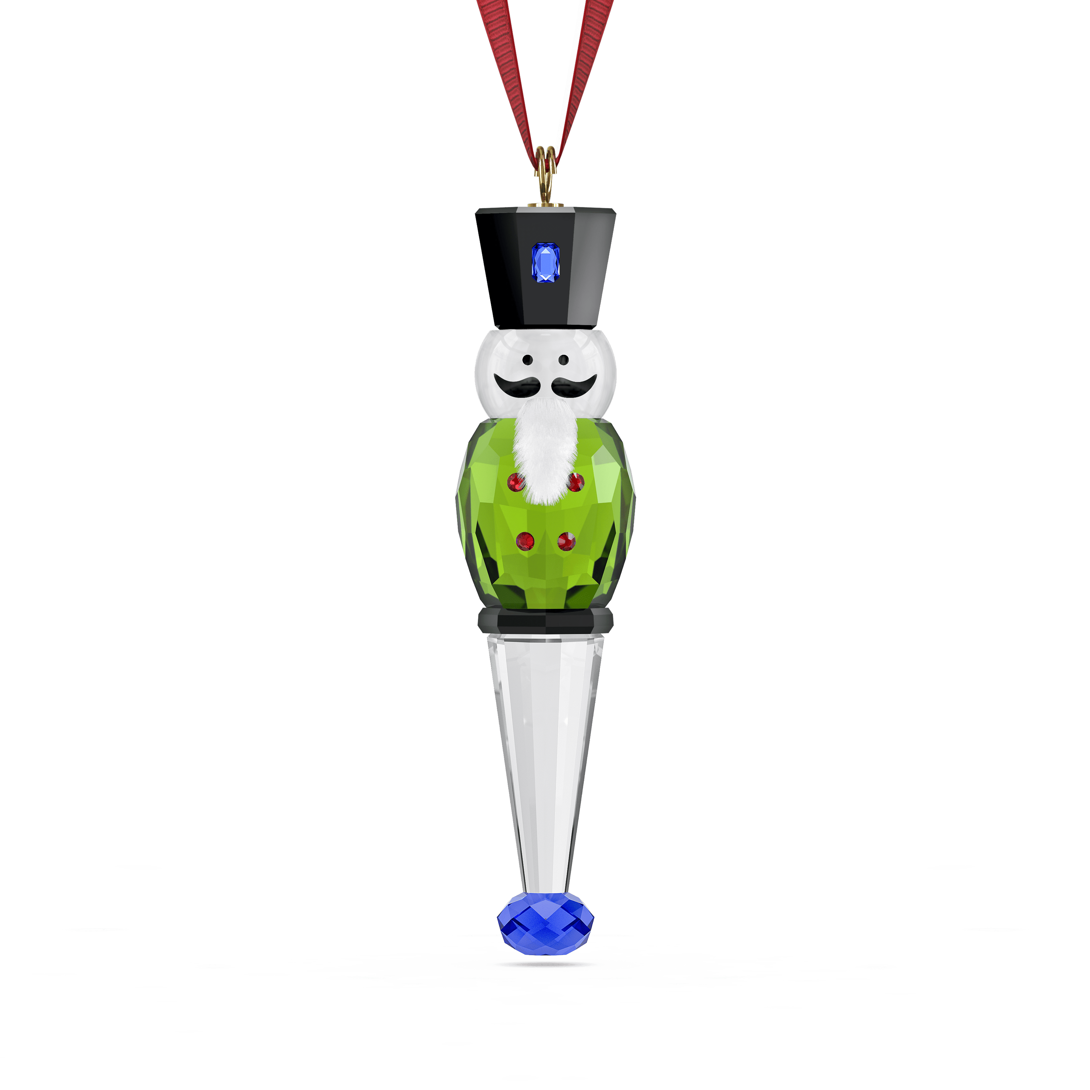 Swarovski Holiday Cheers Nutcracker Ornament, Green — article 5742716