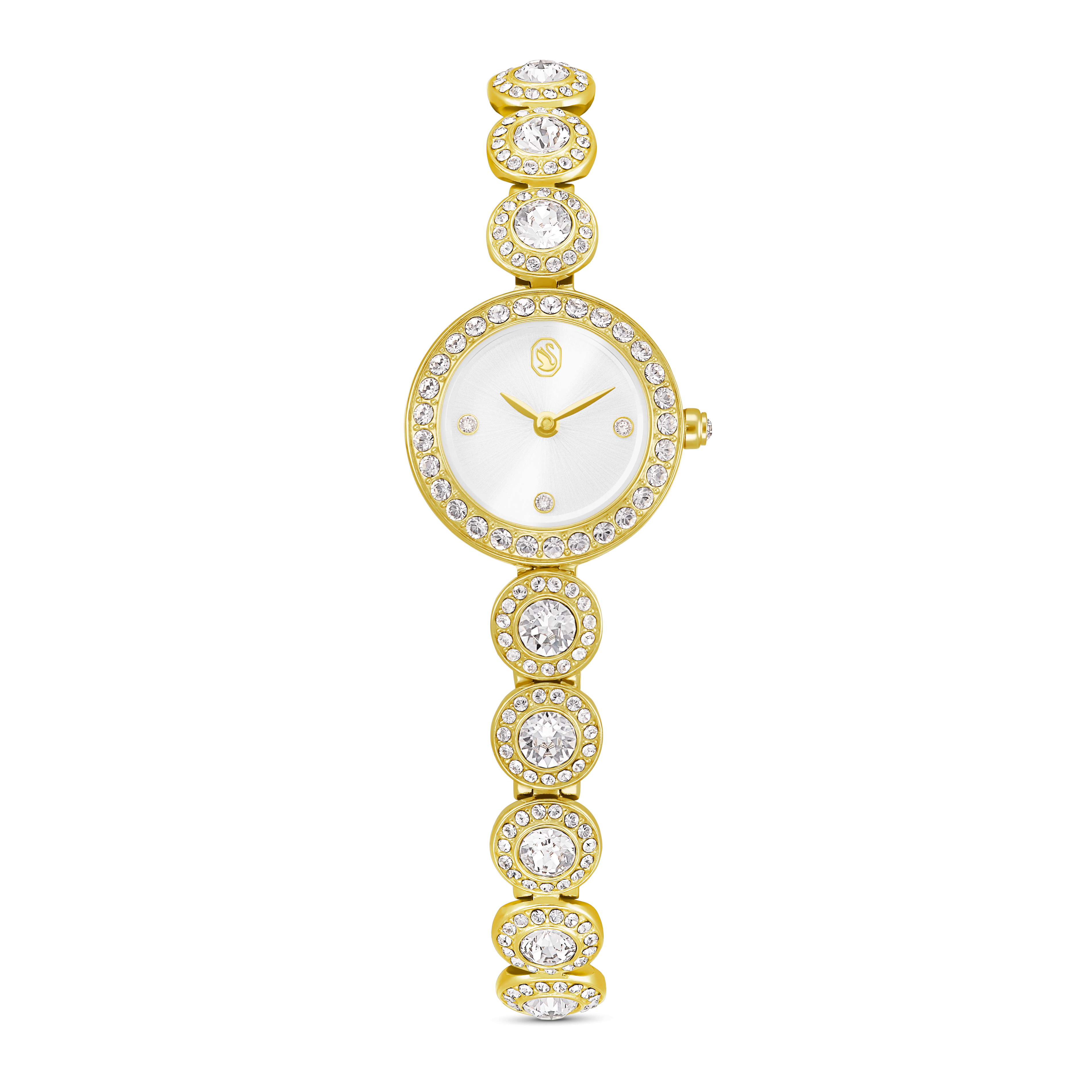 Swarovski Una Angelic watch, Crystal bracelet, Gold tone, Gold-tone finish — article 5750500