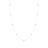 Chroma strandage, Star, White, Rhodium plated — article 5754181
