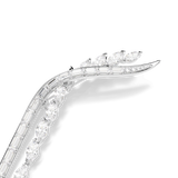 Mesmera brooch, Mixed cuts, White, Rhodium plated — article 5761004