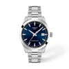 Blue dial · Grey bracelet