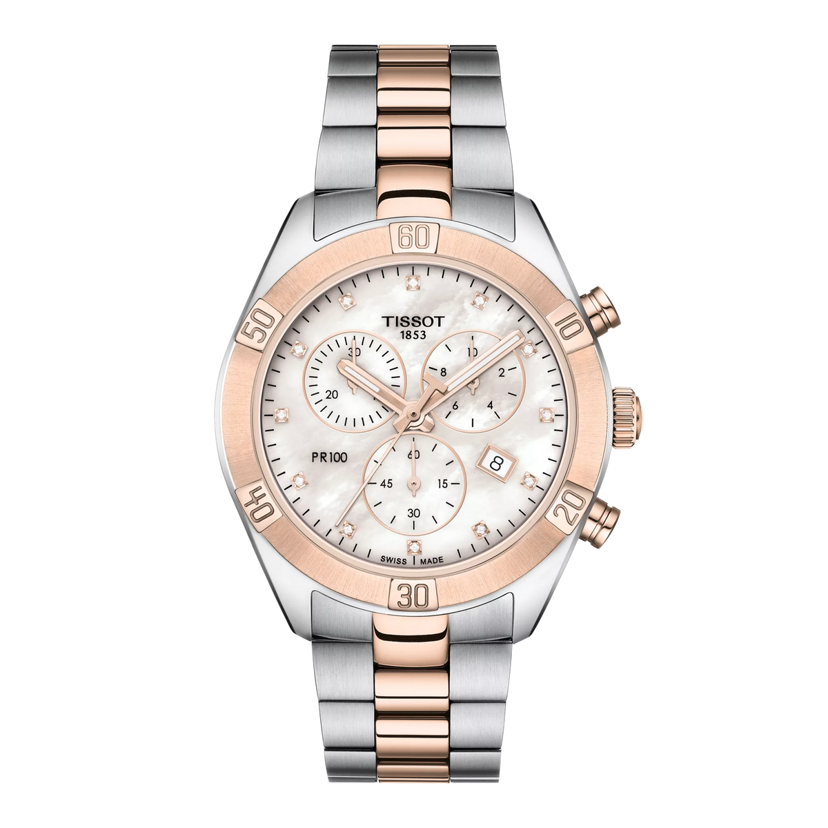 Tissot PR 100 Sport Chic 38mm T101.917.22.116.00 — detail view