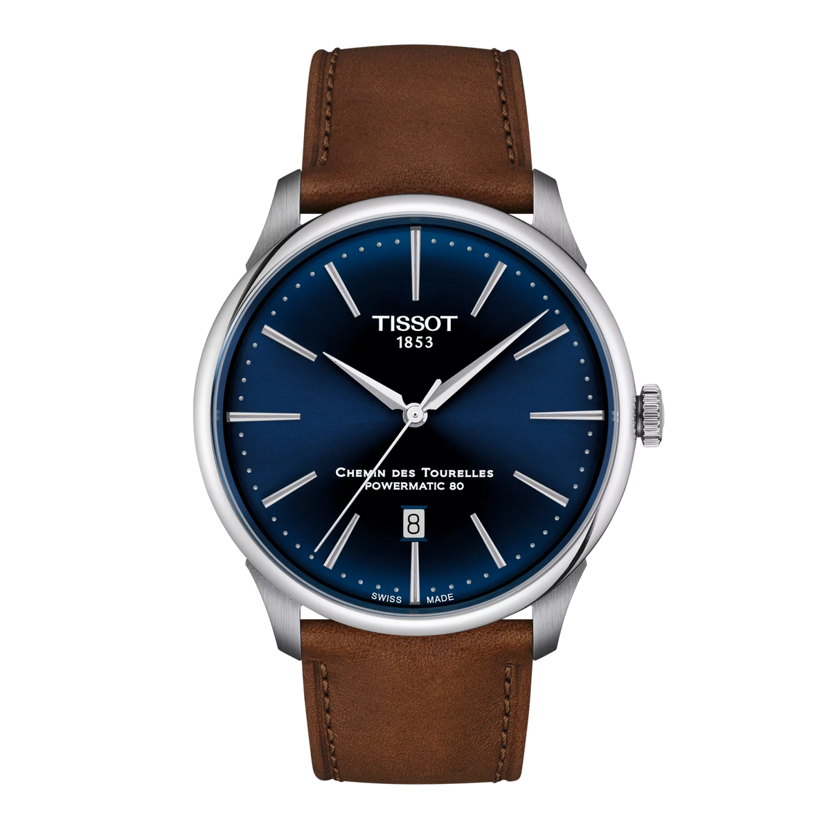 Tissot Chemin des Tourelles 42mm T139.407.16.041.00 — detail view