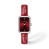 Red dial · Red strap