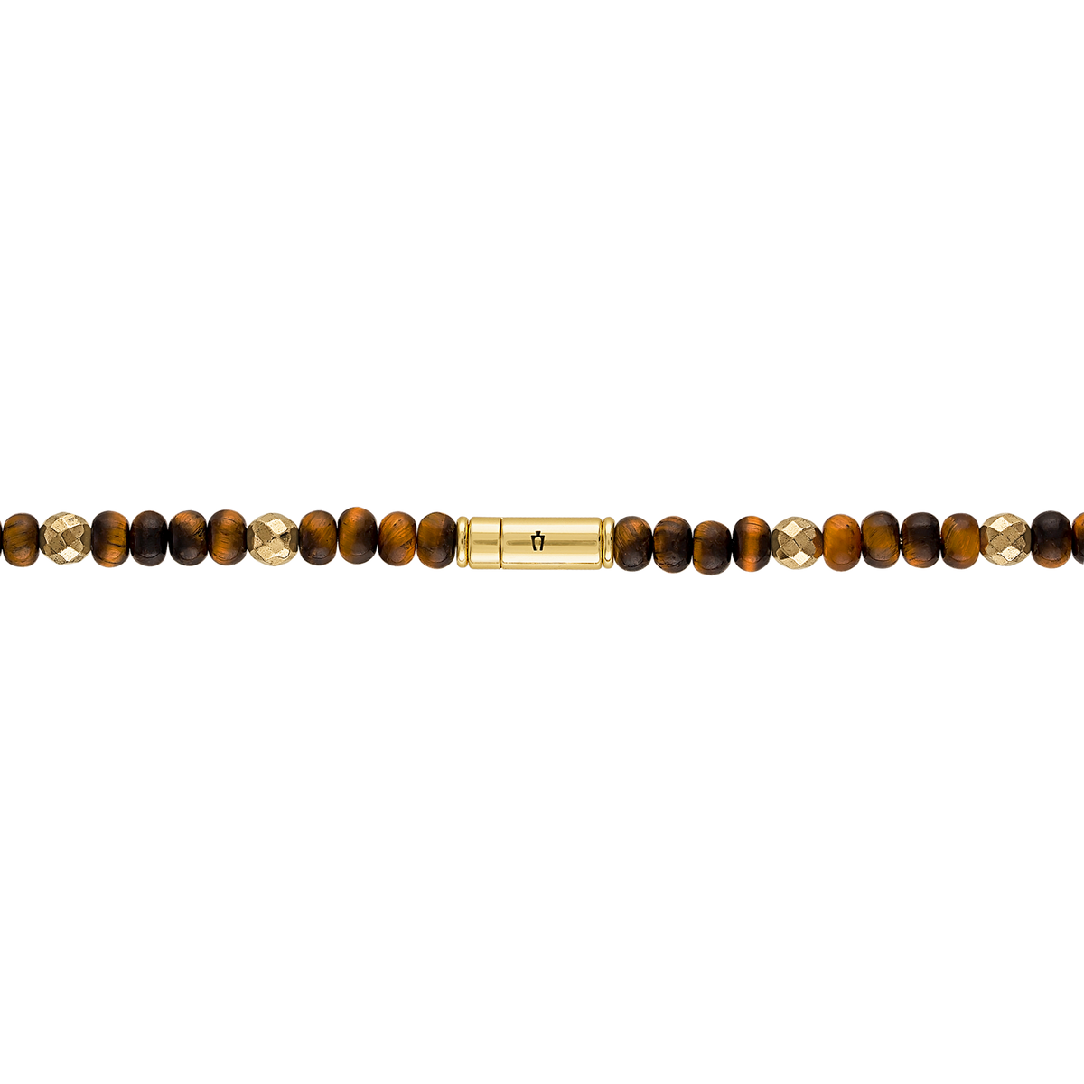 Bulova Tiger’s Eye & Pyrite Bead Necklace — BVC1042-YSYTE — product detail