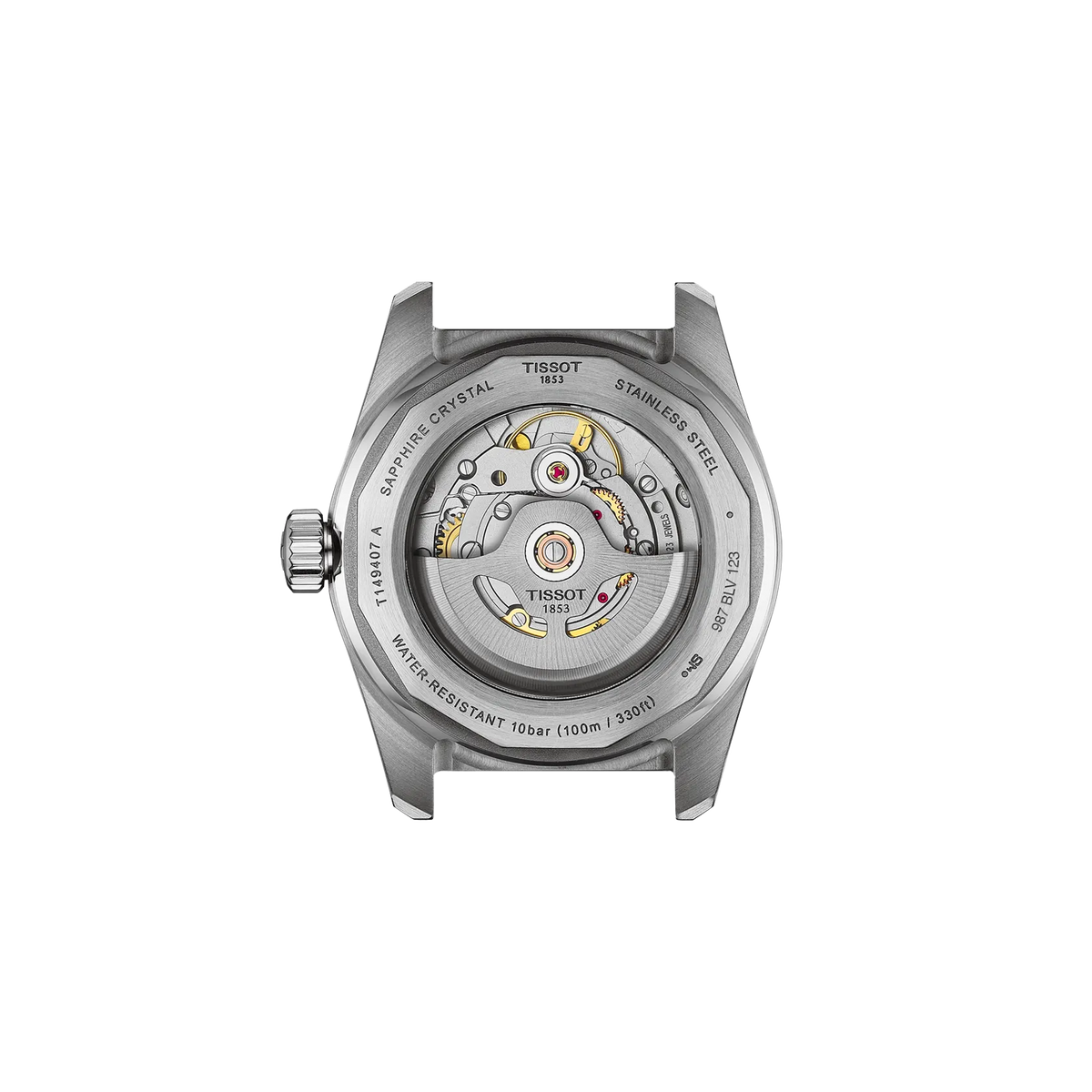 Tissot PR516 38mm T149.407.16.051.00 — detail view