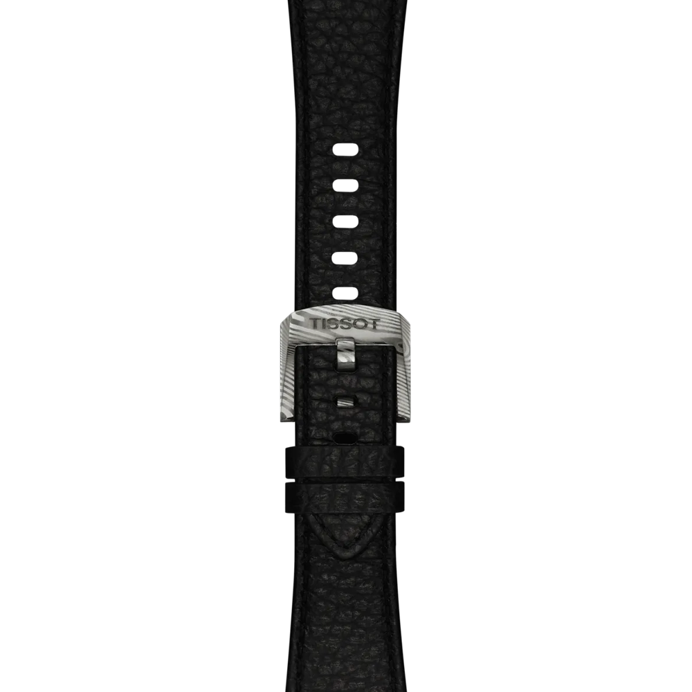 Tissot PRX Damascus Steel 38mm T137.807.96.081.00 — detail view