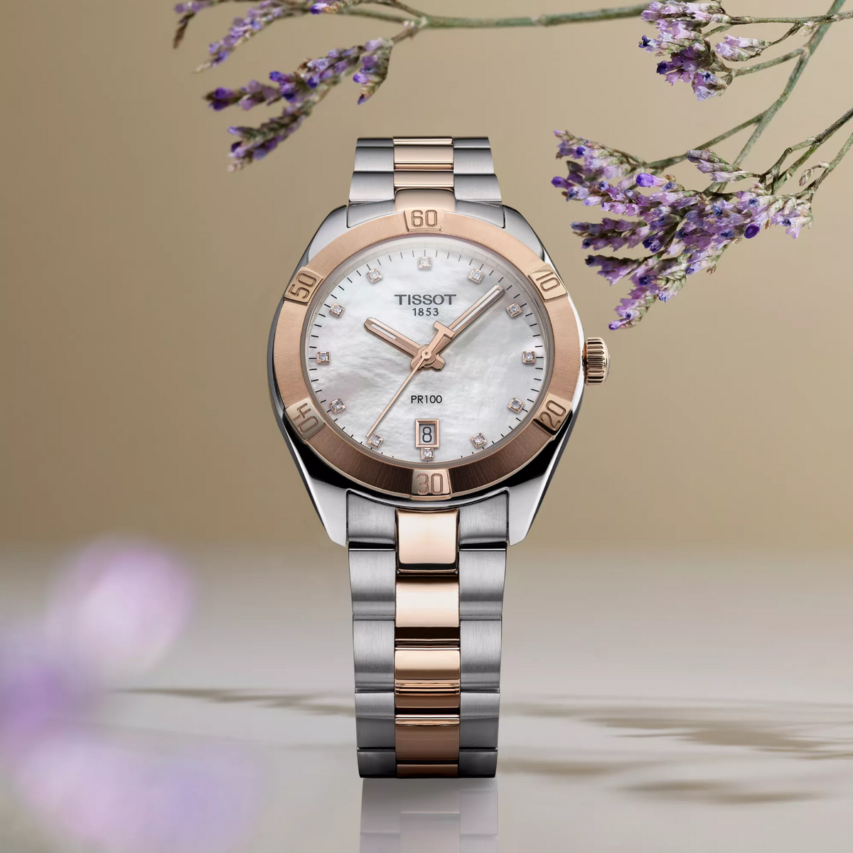Tissot PR 100 Sport Chic 36mm T101.910.22.116.00 — detail view