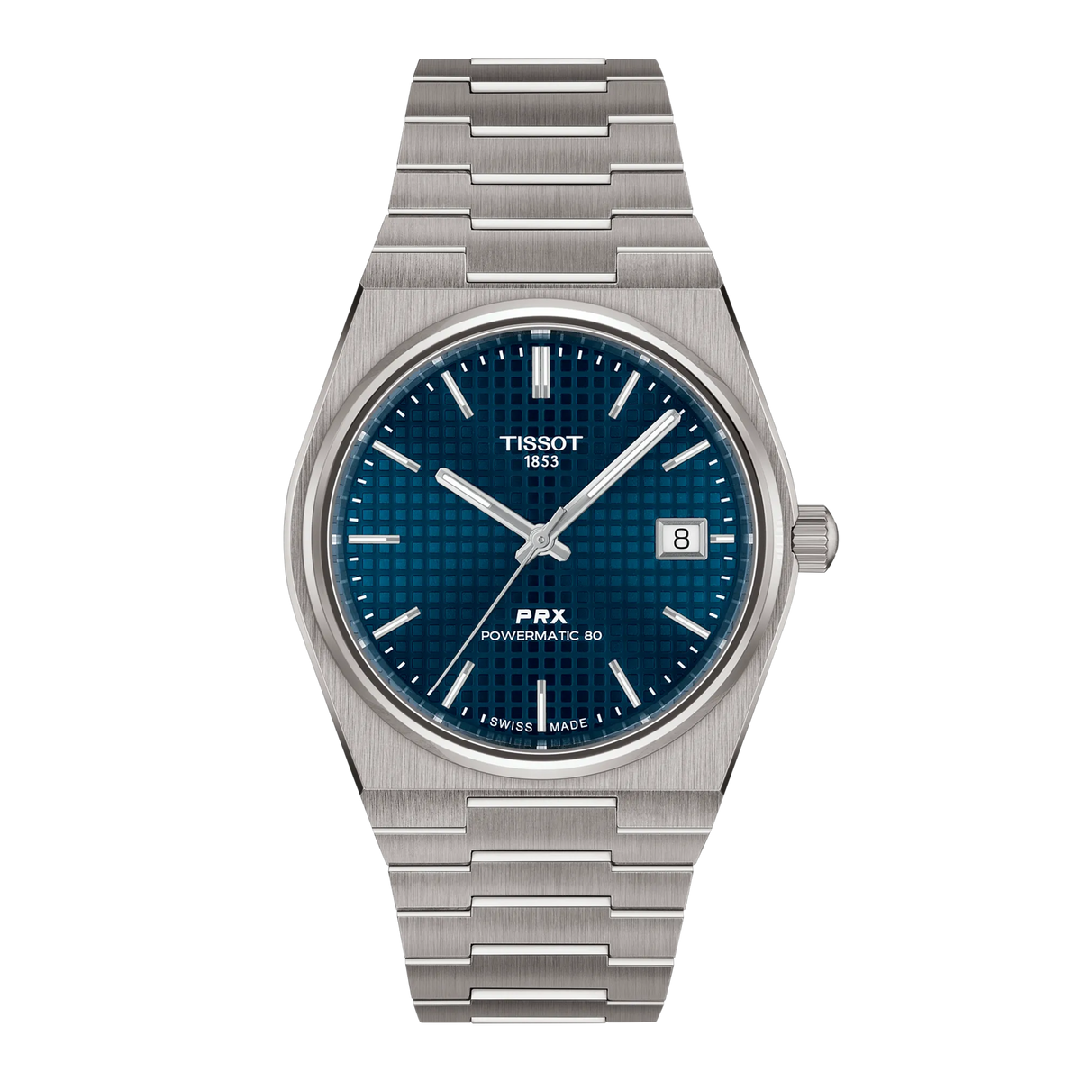 Tissot PRX Titanium 38mm T137.807.44.041.00 — detail view