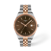 Brown dial · Grey and Rose Gold bracelet