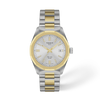 Silver dial · Grey and Golden bracelet