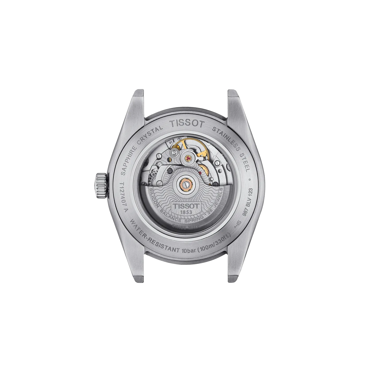 Tissot Gentleman 40mm T127.407.11.091.01 — detail view