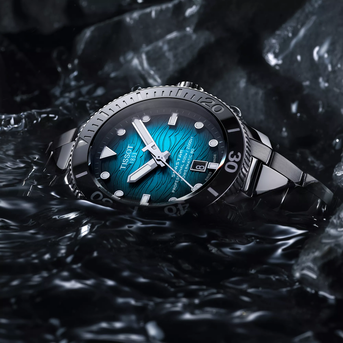 Tissot Seastar 2000 46mm T120.607.11.041.00 — detail view