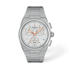 Silver dial · Metal bracelet