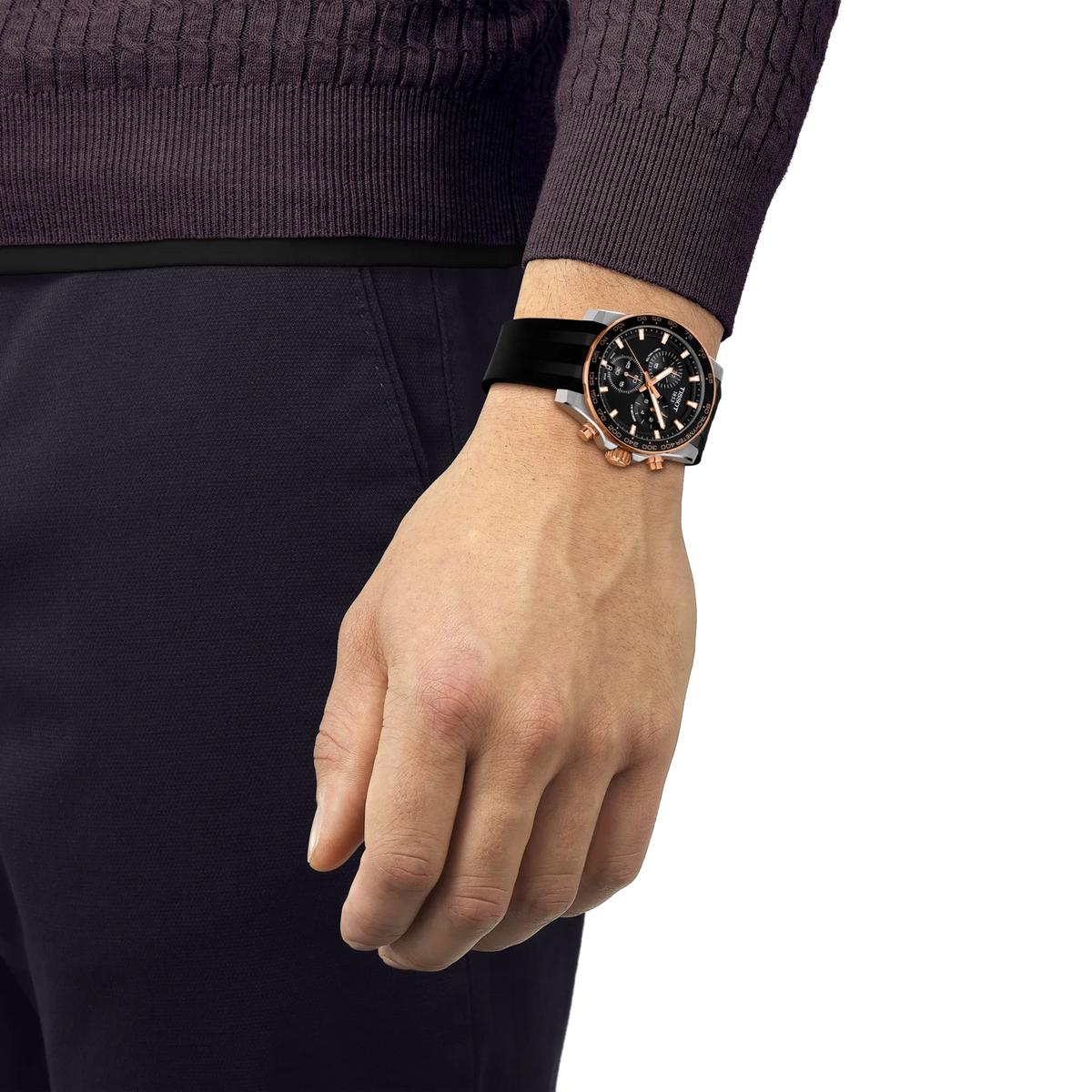 Tissot Supersport Chrono 42mm T125.417.27.051.00 — detail view