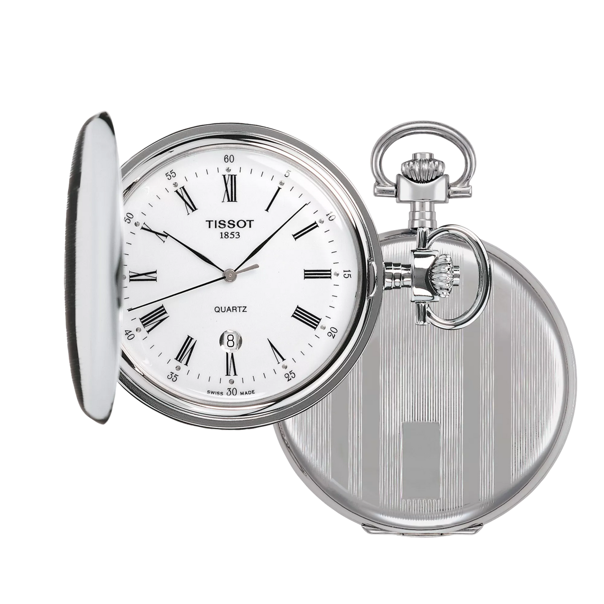 Tissot Savonnette 48.5mm T83.6.553.13 — detail view