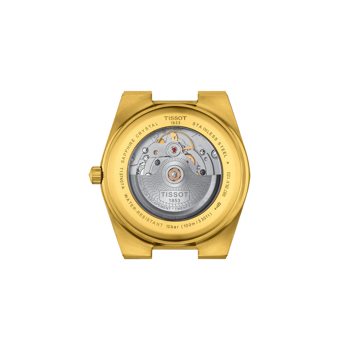 Tissot PRX 40mm T137.407.33.021.00 — detail view