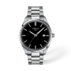 Black dial · Grey bracelet
