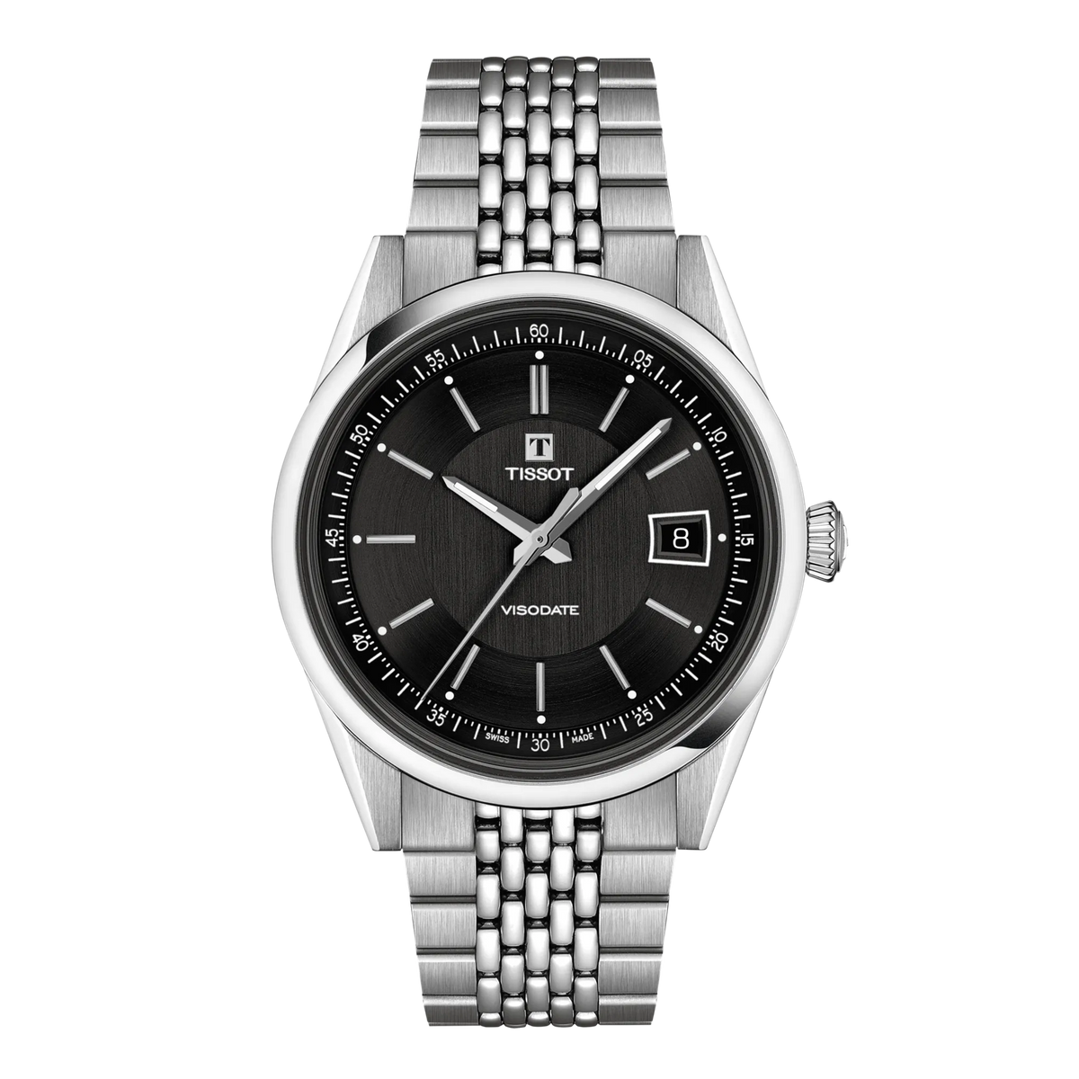 Tissot Visodate 39mm T157.407.11.051.00 — detail view