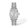 Silver dial · Grey bracelet