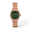 Green dial · Rose Gold bracelet