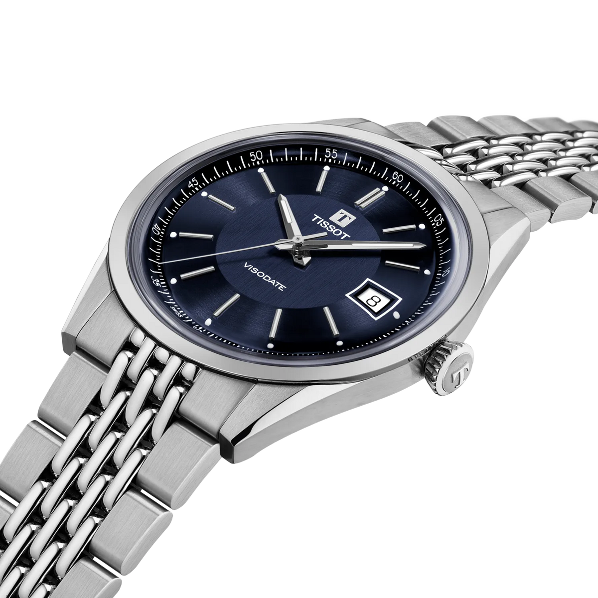 Tissot Visodate 39mm T157.407.11.041.00 — detail view