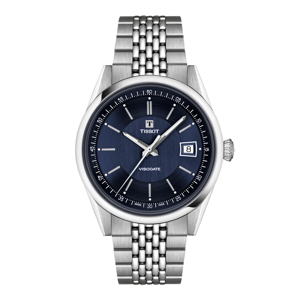 Tissot Visodate 39mm T157.407.11.041.00 — detail view
