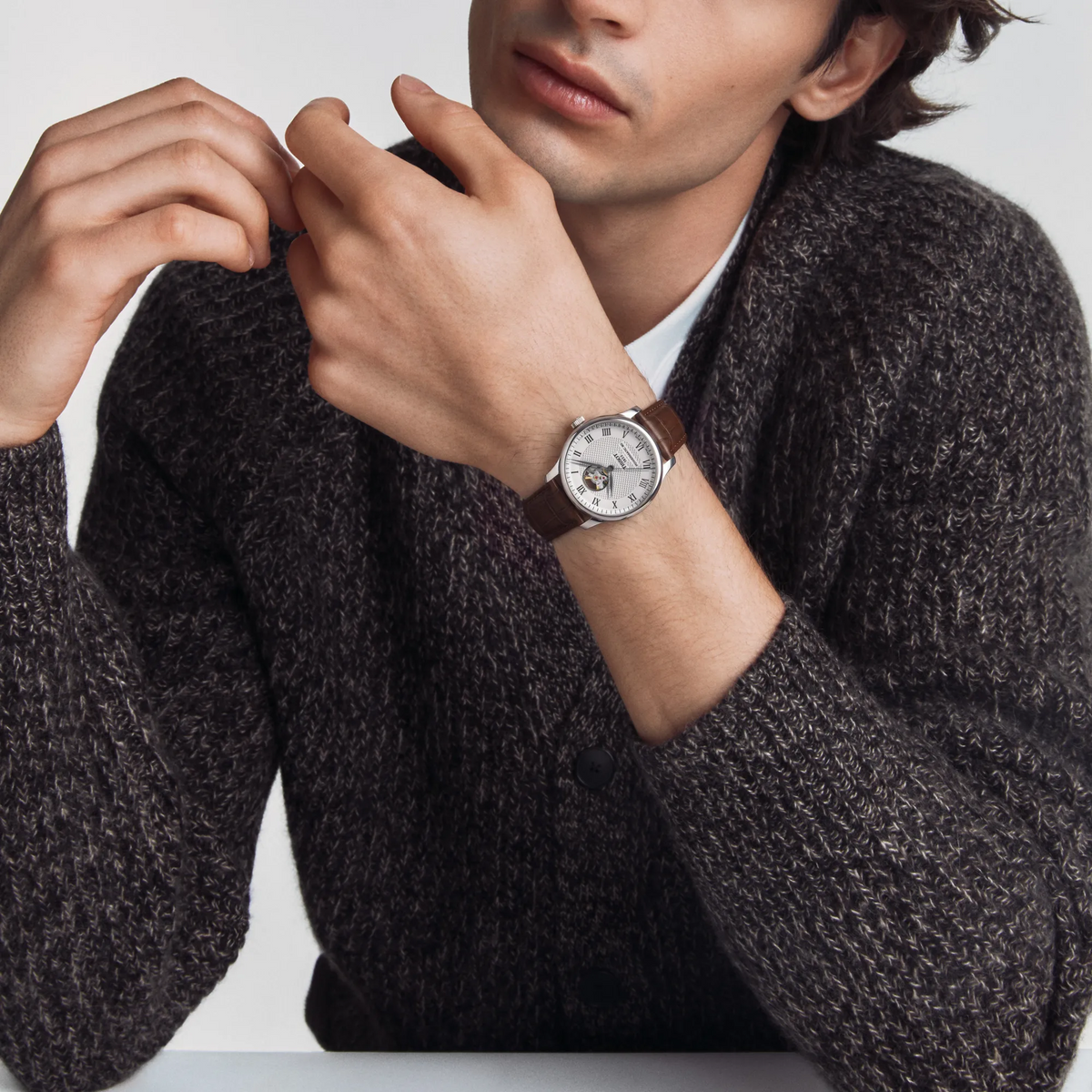 Tissot Le Locle Open Heart 39.3mm T006.407.16.033.01 — detail view