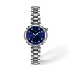 Blue dial · Grey bracelet