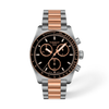 Black dial · Grey and Rose Gold bracelet
