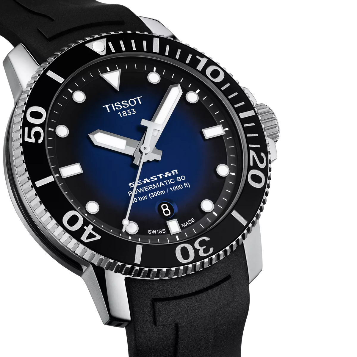 Tissot Seastar 1000 43mm T120.407.17.041.00 — detail view
