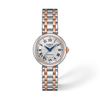 White dial · Grey and Rose Gold bracelet
