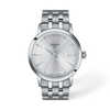 Silver dial · Grey bracelet