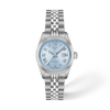 Ice blue dial · Grey bracelet