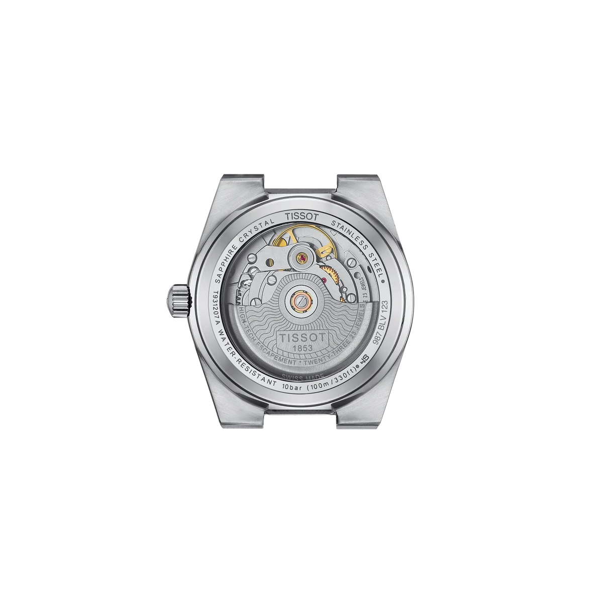 Tissot PRX Gold 35mm T931.207.41.111.00 — detail view