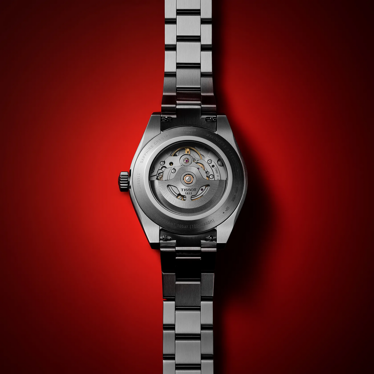 Tissot Gentleman 38mm T165.807.11.031.00 — detail view